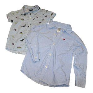 Boys Bundle - Two Striped Button Down Shirts sz 3T